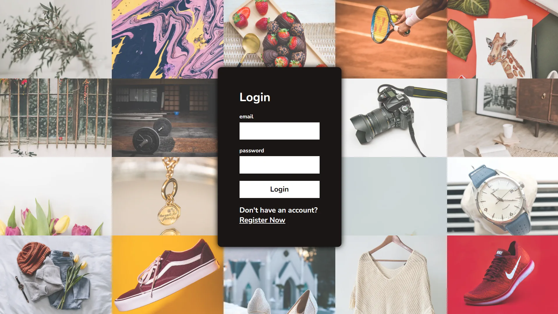 Shopping screenshot